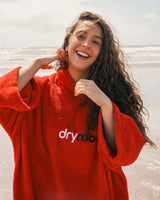 The Dryrobe Organic Towel in Red