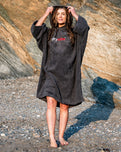 The Dryrobe Organic Towel in Slate Grey