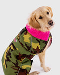 The Dryrobe Dog Dryrobe in Camo & Grey