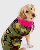 The Dryrobe Dog Dryrobe in Camo & Grey