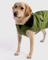 The Dryrobe Dog Dryrobe in Forest Green & Black