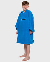 The Dryrobe Kids Organic Towel in Cobalt Blue