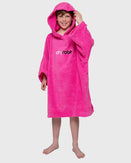 The Dryrobe Kids Organic Towel in Pink