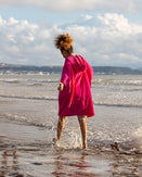 The Dryrobe Kids Organic Towel in Pink