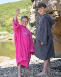 The Dryrobe Kids Organic Towel in Pink