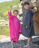 The Dryrobe Kids Organic Towel in Pink