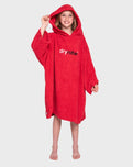 The Dryrobe Kids Organic Towel in Red