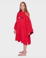 The Dryrobe Kids Organic Towel in Red