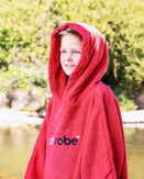 The Dryrobe Kids Organic Towel in Red