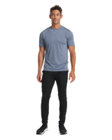 The Vuori Mens Ponto Performance Trousers in Black Heather