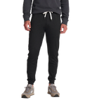 The Vuori Mens Ponto Performance Joggers in Black Heather