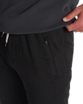 The Vuori Mens Ponto Performance Joggers in Black Heather