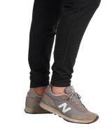 The Vuori Mens Ponto Performance Joggers in Black Heather