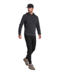 The Vuori Mens Ponto Performance Joggers in Black Heather