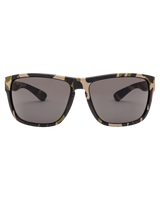 The Volcom Baloney Sunglasses in Matte Camo & Grey