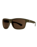 The Volcom Baloney Sunglasses in Matte Geo & Bronze