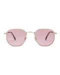 The Volcom Happening Sunglasses in Gloss Gold & Pink