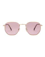 The Volcom Happening Sunglasses in Gloss Gold & Pink