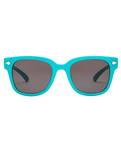 The Volcom Freestyle Sunglasses in Gloss Aqua & Grey