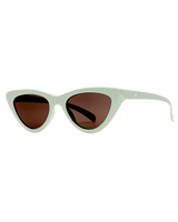 The Volcom Knife Sunglasses in Gloss Sea Foam & Bronze