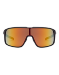 The Volcom Macho Sunglasses in Matte Black & Grey Red