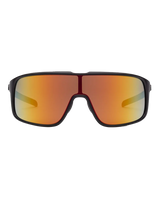 The Volcom Macho Sunglasses in Matte Black & Grey Red