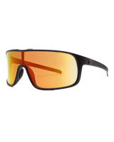 The Volcom Macho Sunglasses in Matte Black & Grey Red