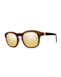 The Volcom Earth Tripper Sunglasses in Eye & Eye and Bronze Gold