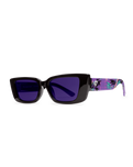 The Volcom Strange Land Sunglasses in Purple Paradise & Purple