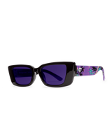 The Volcom Strange Land Sunglasses in Purple Paradise & Purple