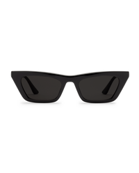 The Volcom Peace Punk Sunglasses in Gloss Black & Gray