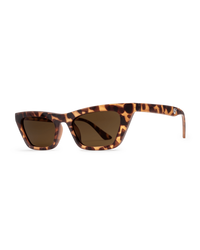 The Volcom Peace Punk Sunglasses in Matte Tort & Bronze