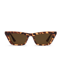 The Volcom Peace Punk Sunglasses in Matte Tort & Bronze