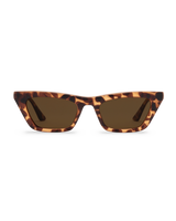 The Volcom Peace Punk Sunglasses in Matte Tort & Bronze