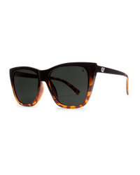 The Volcom Looky Lou Polarised Sunglasses in Gloss Darkside & Gray