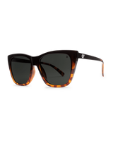 The Volcom Looky Lou Polarised Sunglasses in Gloss Darkside & Gray