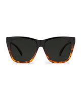 The Volcom Looky Lou Polarised Sunglasses in Gloss Darkside & Gray