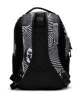 The Volcom Everstone Skate Backpack in Black & White