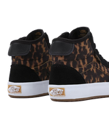 The Vans Girls Girls Little Lizzie Shoes in Tortoise Dark Brown & Black