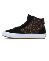 The Vans Girls Girls Little Lizzie Shoes in Tortoise Dark Brown & Black