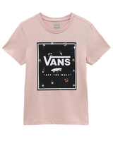 The Vans Womens Micro Ditsy Box Fill T-Shirt in Rose Smoke