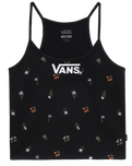 The Vans Womens Micro Ditsy Halter Top in Black