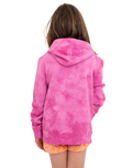 The Vans Girls Girls Sky Wash Hoodie in Cyclamen