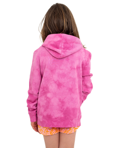 The Vans Girls Girls Sky Wash Hoodie in Cyclamen