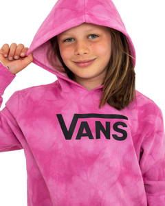 The Vans Girls Girls Sky Wash Hoodie in Cyclamen