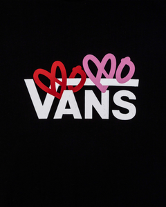 The Vans Girls Girls Love Tee Dress in Black