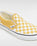 The Vans Boys Boys Classic Slip On in Checkerboard Golden Glow