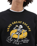 The Vans Mens Permanent Vacation Sweatshirt in Black