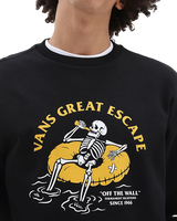 The Vans Mens Permanent Vacation Sweatshirt in Black