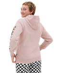 The Vans Womens Wyld Tangle Micro Disty Hoodie in Rose Smoke